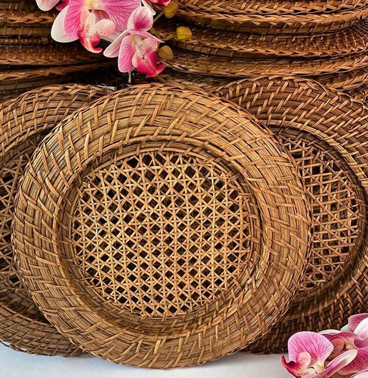 Sousplat de Rattan